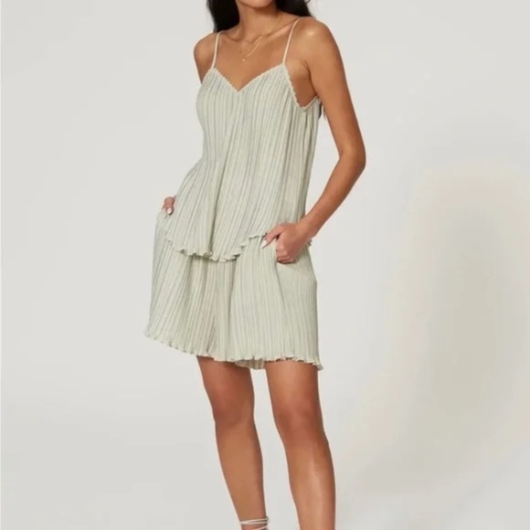 REBECCA TAYLOR Plisse Pleated Tank - Picture 4 of 8